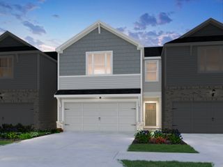 New construction Townhouse house 7852 Marie Wy, Fairburn, GA 30213 plan Jewel - image