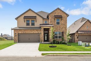 New construction Single-Family house 1723 Dunvegan Park, Bulverde, TX 78163 Plan 3204 - photo