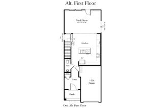 New construction Townhouse house 1326 Hammond Dr, Mebane, NC 27302 plan Litchfield - image