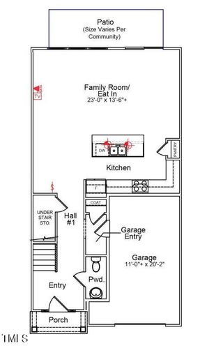 New construction Townhouse house 11 Nettle Lane, Unit 248, Clayton, NC 27520 Lantana- photo