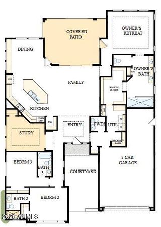 New construction Single-Family house 20693 W Berridge Ln, Buckeye, AZ 85396 plan The Dynamite - image