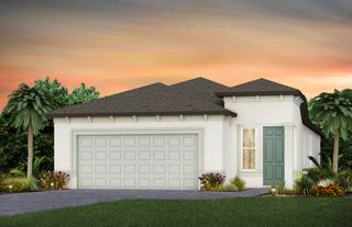 New construction Single-Family house 14752 Sunlit Cir, Parrish, FL 34219 plan Hallmark - image