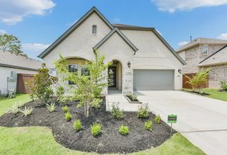 New construction Single-Family house 15845 Wild Rose Bend Dr, Conroe, TX 77302 plan 4029 Elevation D - image