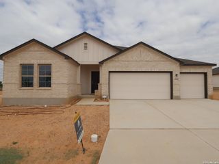 New construction Single-Family house 17442 Buffalo Grass Ln, Elmendorf, TX 78112 plan Ellsworth - image