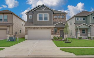 New construction house 14222 Aston Pine Dr, Houston, TX 77032 plan Iris 2400nc - image