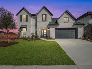 New construction Single-Family house 8011 Sunny Ridge Dr, Fulshear, TX 77441 plan Barnhart - image
