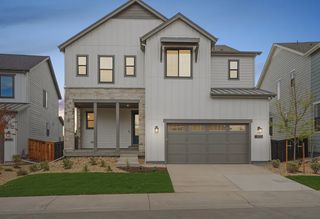 New construction Single-Family house 8724 Summerwalk Trl, Littleton, CO 80125 plan 4054 Morningside Elevation A - Modern Farmhouse - image