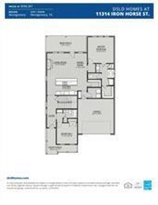 New construction  house 11314 Iron Horse St, Montgomery, TX 77316 plan Lindstrom - image