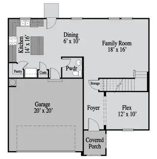 New construction  house 172 Sweet Water Ln, Rome, GA 30161 plan The Gainesville - image