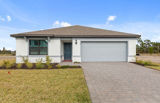 New construction Single-Family house 630 Lakeside Oasis Ave, Lehigh Acres, FL 33936 plan Hanover - image