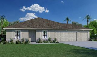 New construction Single-Family house 497 Se Evergreen Ter, Port St. Lucie, FL 34983 plan Sylvester - image