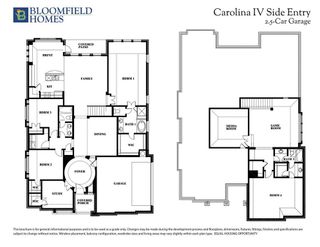 New construction Single-Family house 3609 Ridge Meadow Dr, Midlothian, TX 76065 Carolina IV Side Entry- photo