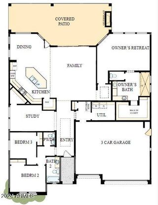 New construction Single-Family house 20205 W San Juan Avenue, Litchfield Park, AZ 85340 The Christiansen- photo