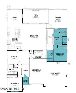 New construction Single-Family house 3022 Bella Collina Wy, Green Cove Springs, FL 32043 plan Saratoga - image