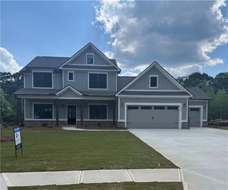 New construction Single-Family house 327 Weslyn Dr, Social Circle, GA 30025 plan (GA) Brooks A 3 Front Entry - image
