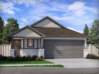 New construction Single-Family house 121 Woodbrook Dr, Georgetown, TX 78626 plan The Cascade (330) - image