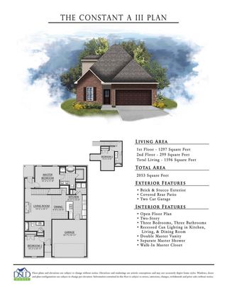 New construction Single-Family house 6605 Ashby Wy, Orange, TX 77630 plan Constant - image