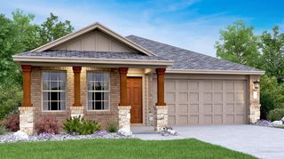 New construction Single-Family house 2521 Four Waters Loop, Georgetown, TX 78628 Collins- photo