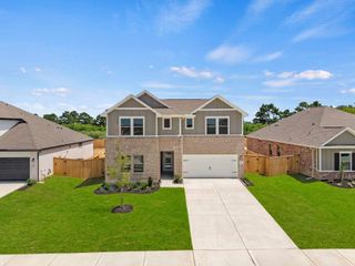 New construction Single-Family house 6722 Pebble Bluff Ct, Cove, TX 77523 - image