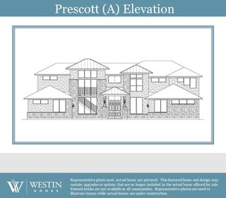 New construction Single-Family house 806 Lauren Belle Lane, Austin, TX 78738 The Prescott- photo