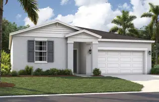 New construction Single-Family house 1745 Flag St, Haines City, FL 33844 plan The Quest - image