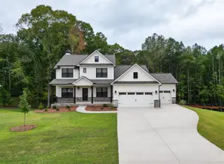 New construction  house 1104 Cherry Bark Ct, Loganville, GA 30052 plan (GA) Brooks A 3 Front Entry - image