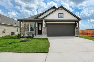New construction  house 116 Peeps Ct, Adkins, TX 78101 plan Brodie - image