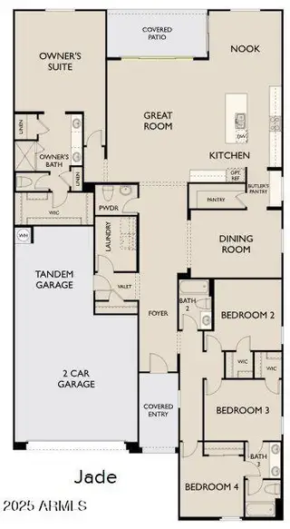 New construction  house 2688 E Rustler Rd, San Tan Valley, AZ 85140 plan Jade - image