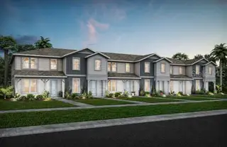 New construction Townhouse house 10106 Hadley St, Orlando, FL 32829 plan Trailwood - Exterior Unit - image