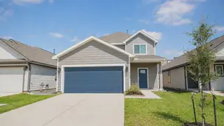 New construction Single-Family house 2126 Creole Creek Ln, Houston, TX 77090 plan The Woodland - image