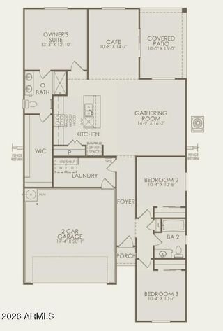 New construction Single-Family house 4818 S 253Rd Ln, Buckeye, AZ 85326 plan Verbena - image