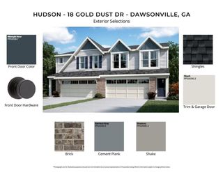 New construction Townhouse house 18 Gold Dust Dr, Unit 21-B, Dawsonville, GA 30534 plan Hudson - image