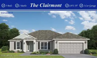 New construction Single-Family house 14607 Katie Cove Dr, Unit 0035, Jacksonville, FL 32226 plan Clairmont - image