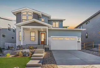 New construction Single-Family house 11110 Encantado Trl, Lone Tree, CO 80134 plan 4063 Halle Elevation B - Low Slope Contemporary - image