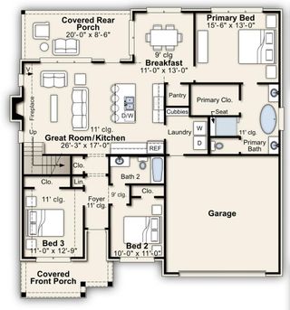 New construction Single-Family house 47 Green Mdws, Munford, TN 38058 plan Nelson - image