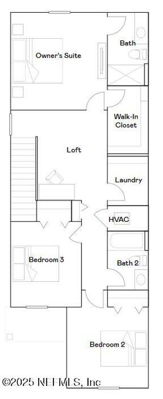 New construction house 3976 Mid Century St, Jacksonville, FL 32217 plan Easton - image
