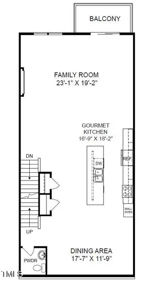 New construction Condo house 1242 Coach Station Aly, Unit 201, Raleigh, NC 27601 plan The Julianne - image