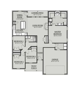 New construction house 322 Dove Ct, Bridge City, TX 77611 plan Ravenswood V G - image