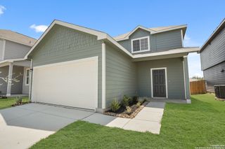 New construction Single-Family house 13624 Helton Pass, St. Hedwig, TX 78152 plan The Evergreen - image