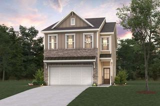 New construction Townhouse house 1844 Copelyn Reese Ct, Unit LOT 177, Lawrenceville, GA 30043 plan Sawnee - image