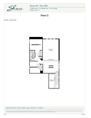 New construction Single-Family house 4058 Apiary Pt, Missouri City, TX 77459 plan 3049 Elevation B - image