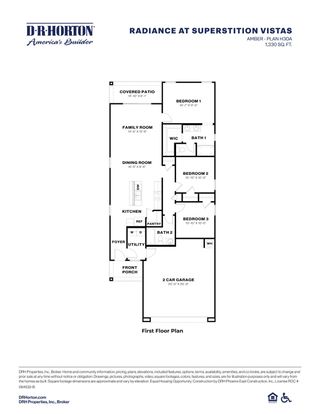New construction  house 1823 W Stealth Ave, Apache Junction, AZ 85120 plan Amber - image