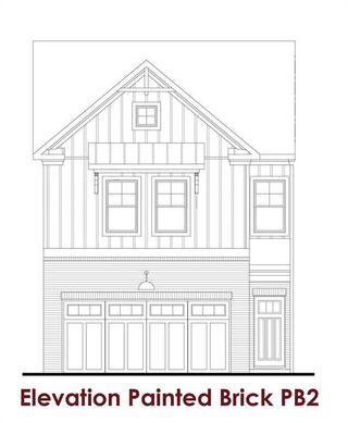 New construction Townhouse house 325 Brook Landing Cir, Auburn, GA 30011 plan Cheshire - image