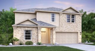 New construction Single-Family house 1953 Gilmer Way, Leander, TX 78641 Hudson- photo