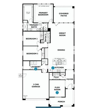 New construction Single-Family house 21315 E Sparrow Dr, Queen Creek, AZ 85142 Plan 4022 Elevation A- photo