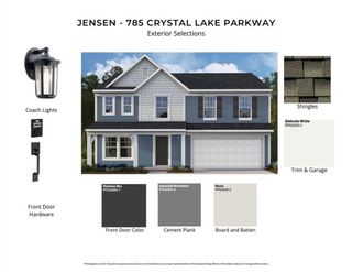 New construction Single-Family house 785 Crystal Lake Pkwy, Hoschton, GA 30548 plan Jensen - image
