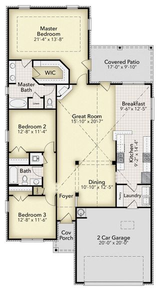 New construction  house 5244 Salvation St, Panama City, FL 32404 plan 1901 - image