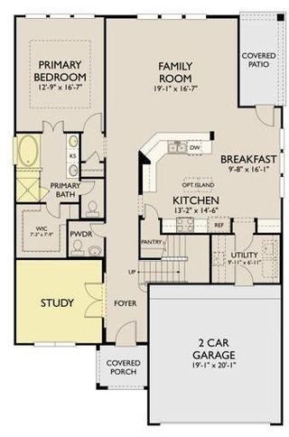 New construction house 17519 Tulip Willow Wy, Hockley, TX 77447 plan Tyler - image