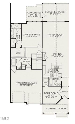 New construction Townhouse house 1039 Coldspring Circle, Durham, NC 27705 - photo