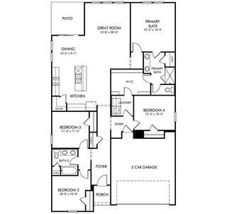 New construction Single-Family house 211 Abraham Wy, Boiling Springs, SC 29316 plan Newport - image
